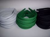 TIARAS ENCAPADAS VARIAS CORES - DUZIA